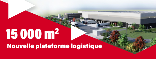 Nouvelle plateforme logistique de transports Allemand de 15 000 m2